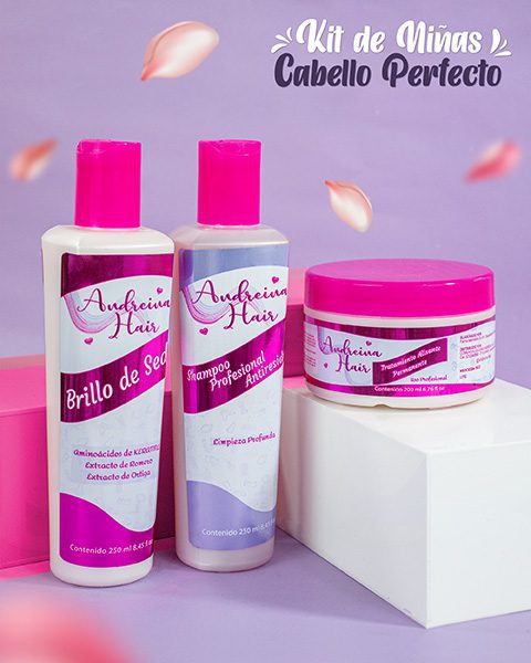 Kit Keratina Orgánica para Niñas/Organic Keratin Kit for Girls